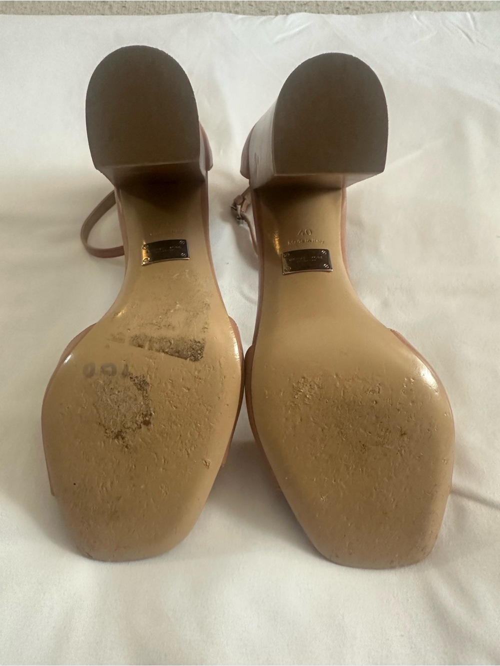 Women’s Michael Kors GENUINE LEATHER Block Heel - Picture 5 of 12